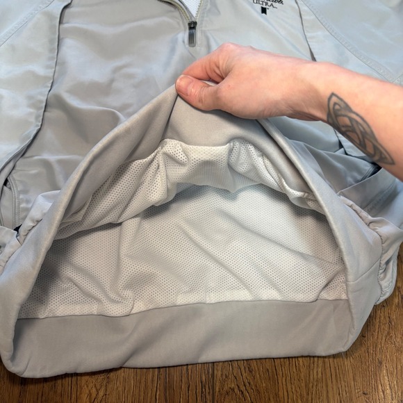 VTG y2k Adidas Golf Michelob Ultra 1/4 Zip Windbreaker Jacket Mens M PGA Tour - Picture 8 of 12